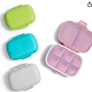 8 Compartment Travel Pill Organizer Daily Box Vitamin Organizer Snack Container